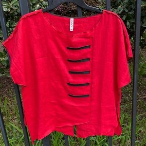 XIAO Top w/Zippers, size M